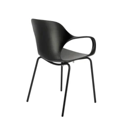 OPS ! Connubia© Fauteuil design italien empilable en polypropylène avec pieds en métal