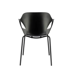OPS ! Connubia© Fauteuil design italien empilable en polypropylène avec pieds en métal