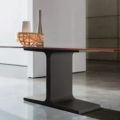 Palace Sovet® Table de salle à manger design rectangulaire en verre