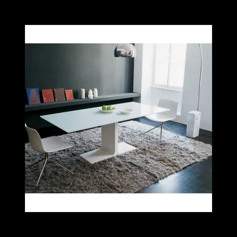 Palace Sovet® Table de salle à manger design rectangulaire en verre