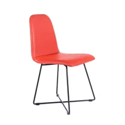 Pandora Chaise design avec pieds filaires noirs