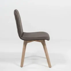 Pandora diamant Chaise de séjour moderne matelassée en synthétique et bois