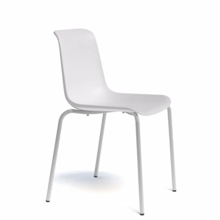 Paris Chaise empilable en polypropylène et métal