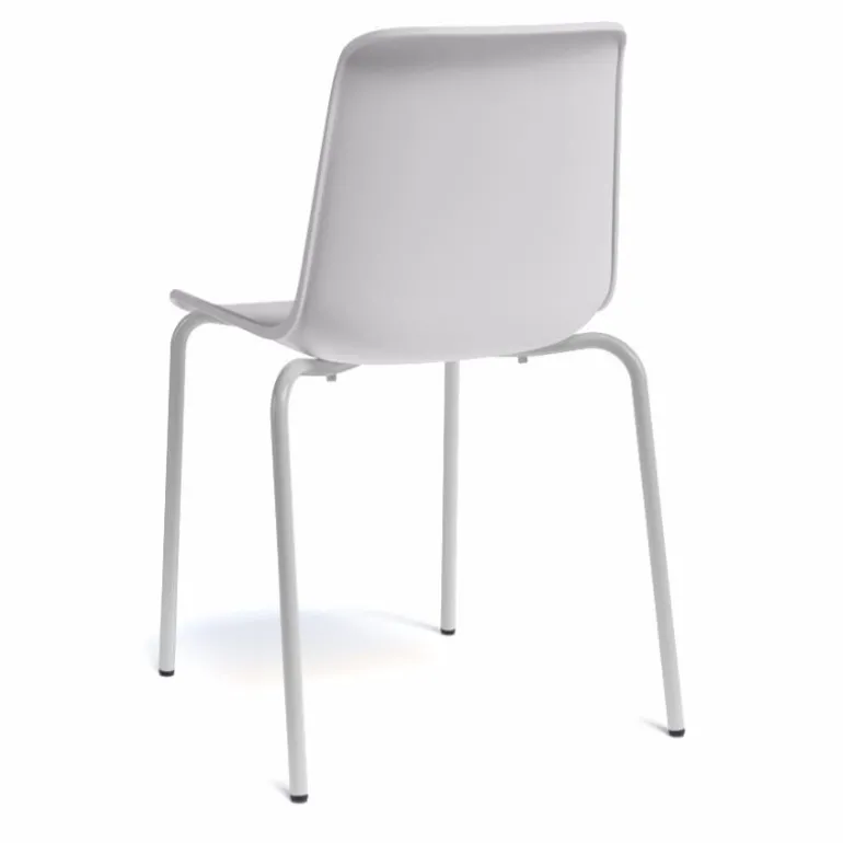 Paris Chaise empilable en polypropylène et métal