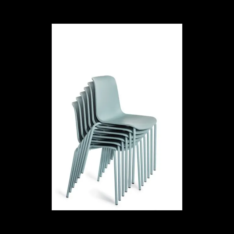 Paris Chaise empilable en polypropylène et métal