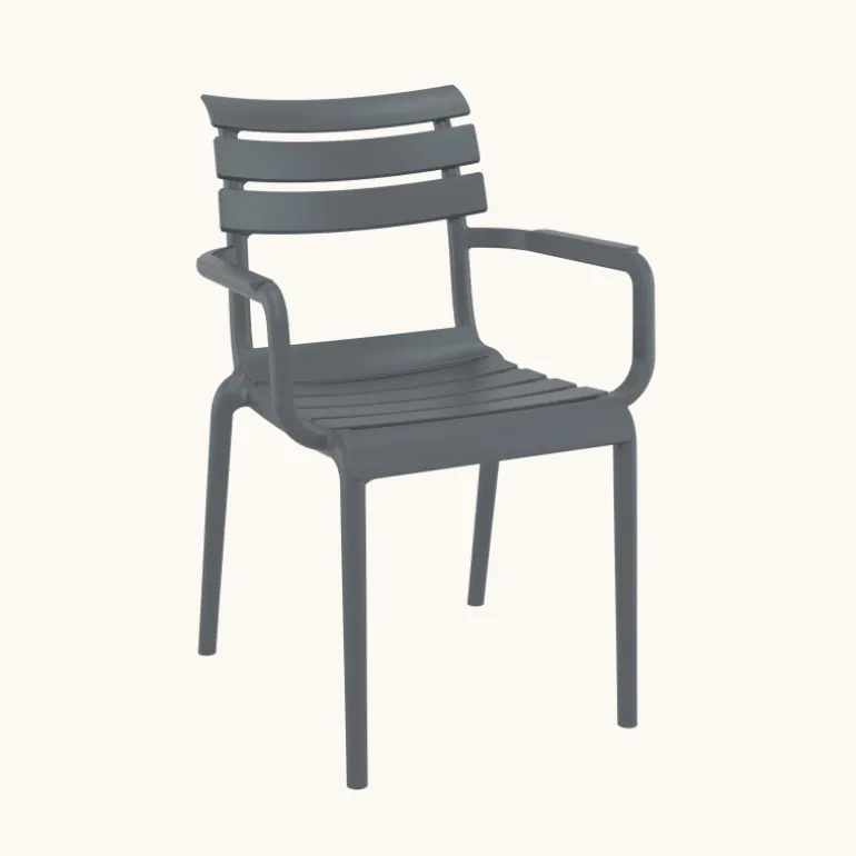 Paris Fauteuil moderne empilable en polypropylène