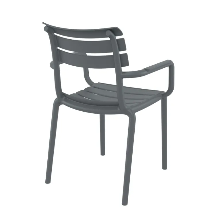 Paris Fauteuil moderne empilable en polypropylène