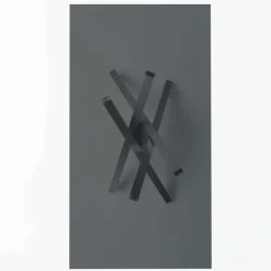 Péchino Midj® Table design en verre trempé et piétement mikado en métal