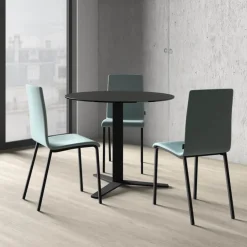 Peliccan Table ronde snack moderne en céramique