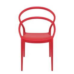 Pia Chaise de jardin tendance empilable en polypropylène