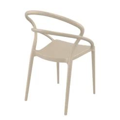 Pia Chaise tendance empilable en polypropylène