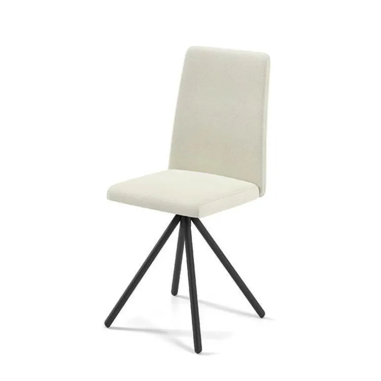 Pinot Chaise moderne pivotante en tissu