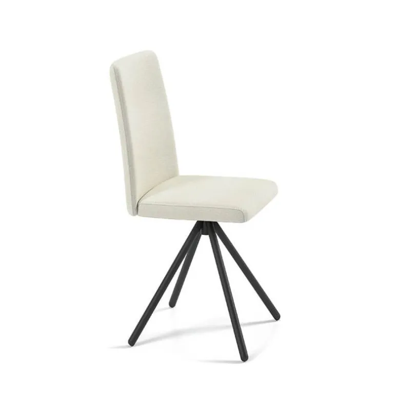 Pinot Chaise moderne pivotante en tissu