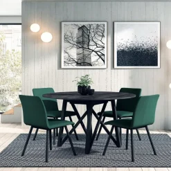 Pisa Chaise en tissu de salle à manger