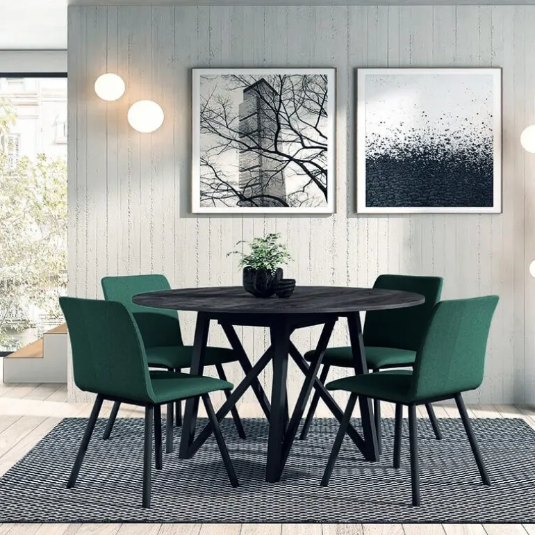 Pisa Chaise en tissu de salle à manger