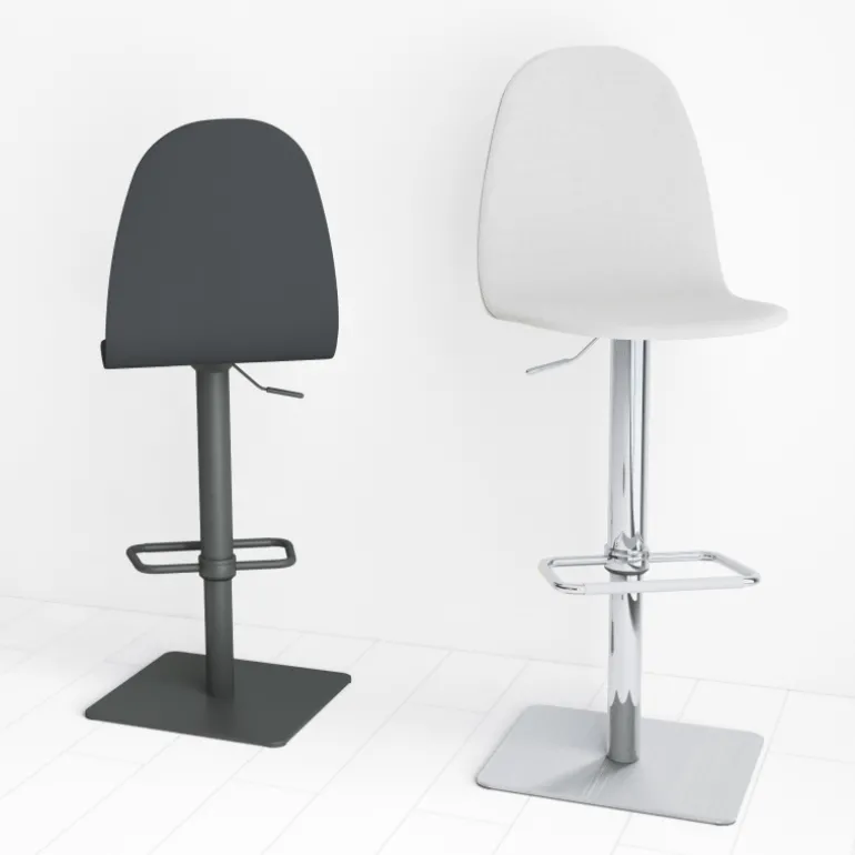 Play Tabouret réglable moderne en synthétique et métal