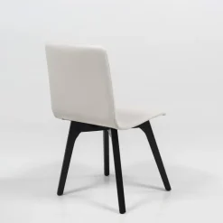 Plaza Chaise de salle à manger scandinave en synthétique et bois