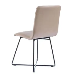 Plaza Chaise design avec pieds filaires en métal