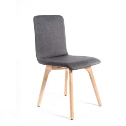 Plaza diamant Chaise de séjour moderne en tissu dos matelassé