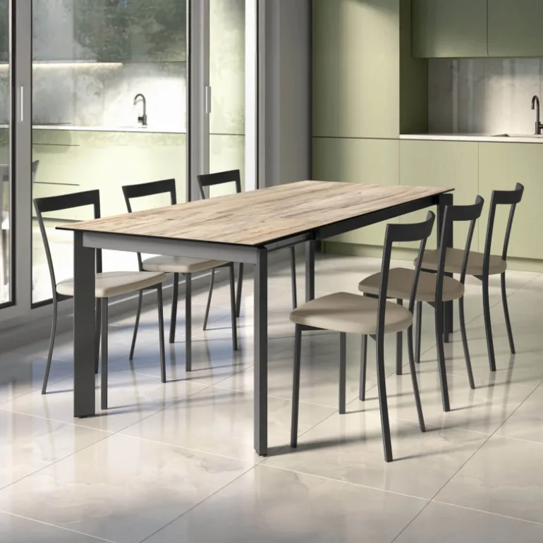 Poker Table petit espace extensible en céramique