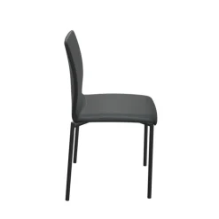 Pro'G Chaise moderne en métal et simili