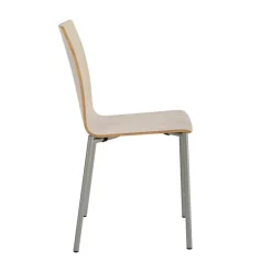 Pro's Chaise moderne en métal et stratifié