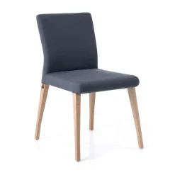 Pure classic Mobitec® Chaise cocooning en tissu et pieds bois