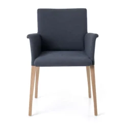 Pure classic Mobitec® Fauteuil cocooning en tissu avec pieds en bois