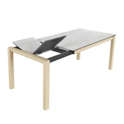 Quadra Table moderne en céramique extensible