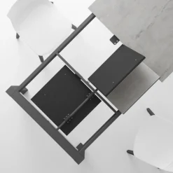 Quadra Table moderne en céramique extensible