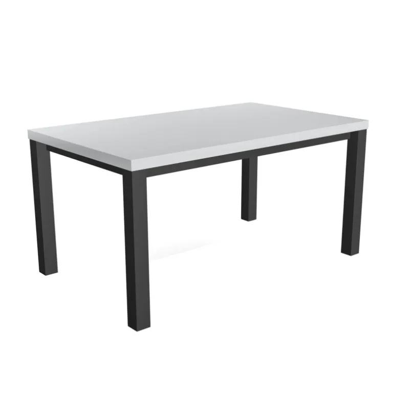 Qube Table rectangulaire intemporelle en stratifié