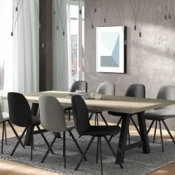 Querido Table moderne de salle à manger en stratifié