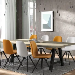 Querido Table moderne de salle à manger en stratifié