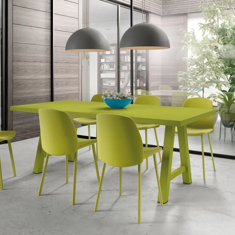 Querido Table moderne de salle à manger en stratifié