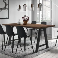 Querido Table snack moderne de salle à manger en stratifié