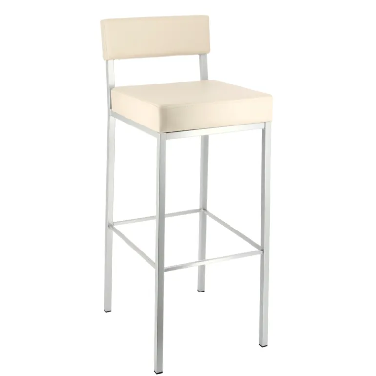 Quinta Tabouret de bar moderne en métal et simili