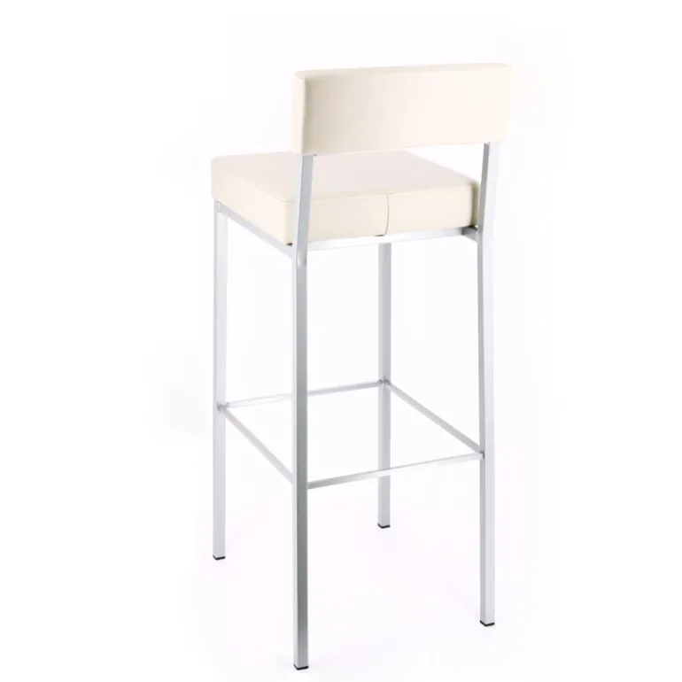 Quinta Tabouret de bar moderne en métal et simili