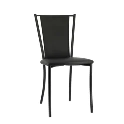 Reina Chaise de cuisine contemporaine en métal et simili