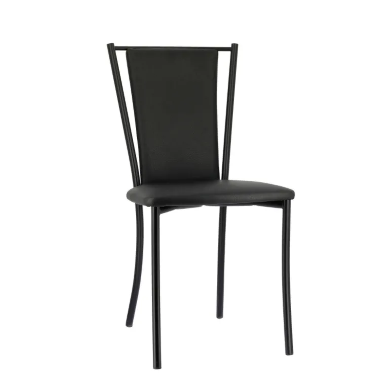 Reina Chaise de cuisine contemporaine en métal et simili