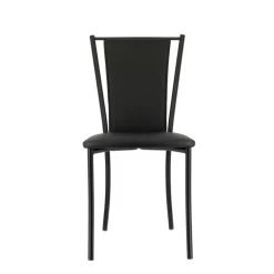 Reina Chaise de cuisine contemporaine en métal et simili