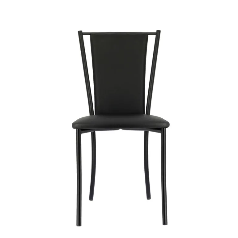 Reina Chaise de cuisine contemporaine en métal et simili