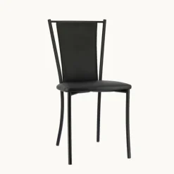 Reina Chaise de cuisine contemporaine en métal et simili
