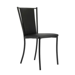 Reina Chaise de cuisine contemporaine en métal et simili