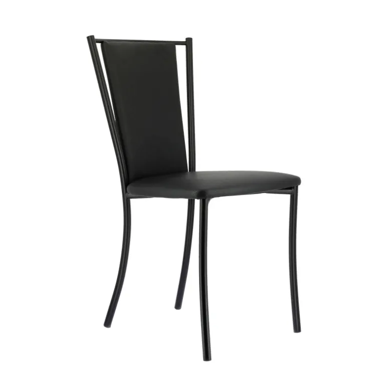 Reina Chaise de cuisine contemporaine en métal et simili