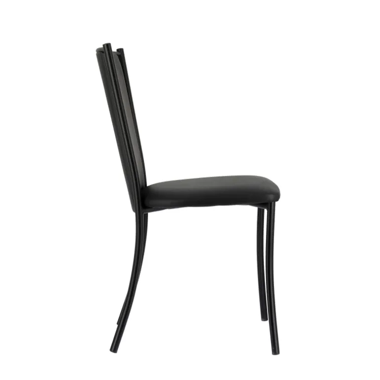 Reina Chaise de cuisine contemporaine en métal et simili