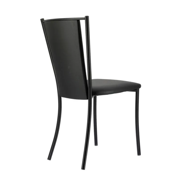 Reina Chaise de cuisine contemporaine en métal et simili