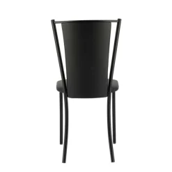 Reina Chaise de cuisine contemporaine en métal et simili