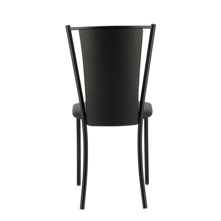 Reina Chaise de cuisine contemporaine en métal et simili