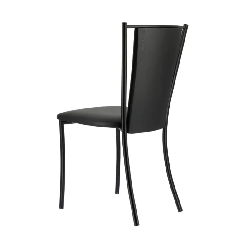 Reina Chaise de cuisine contemporaine en métal et simili