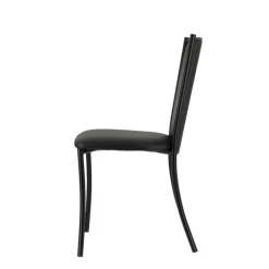 Reina Chaise de cuisine contemporaine en métal et simili